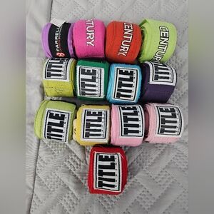 13 Pair Used Boxing Wrist Wraps